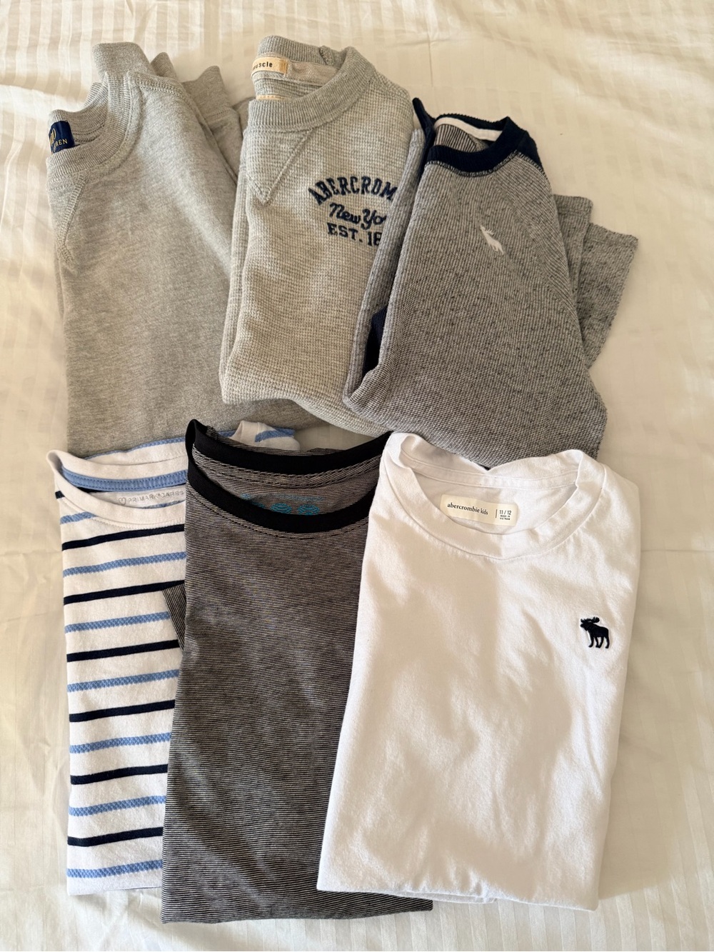 Bundle Kid - 3 long shirts and 3 shirts